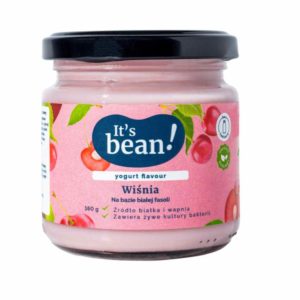 it's bean - wegański jogurt owocowy o smaku wiśniowym